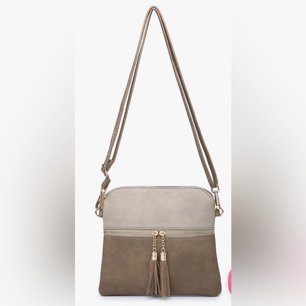 Jen & Co. Vegan Leather Crossbody Bag